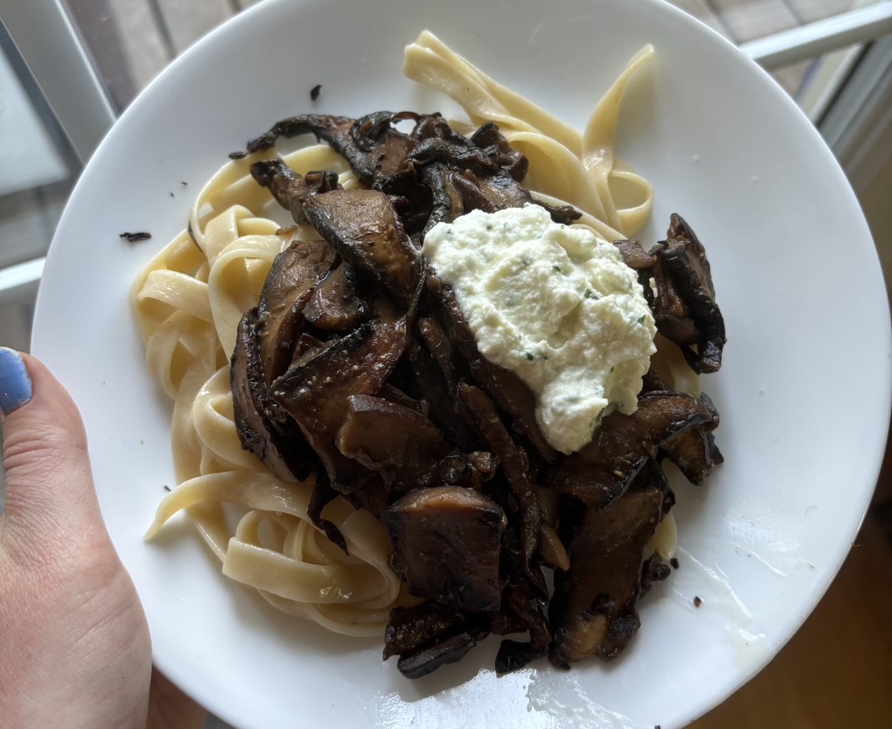 Pasta and Portobellos